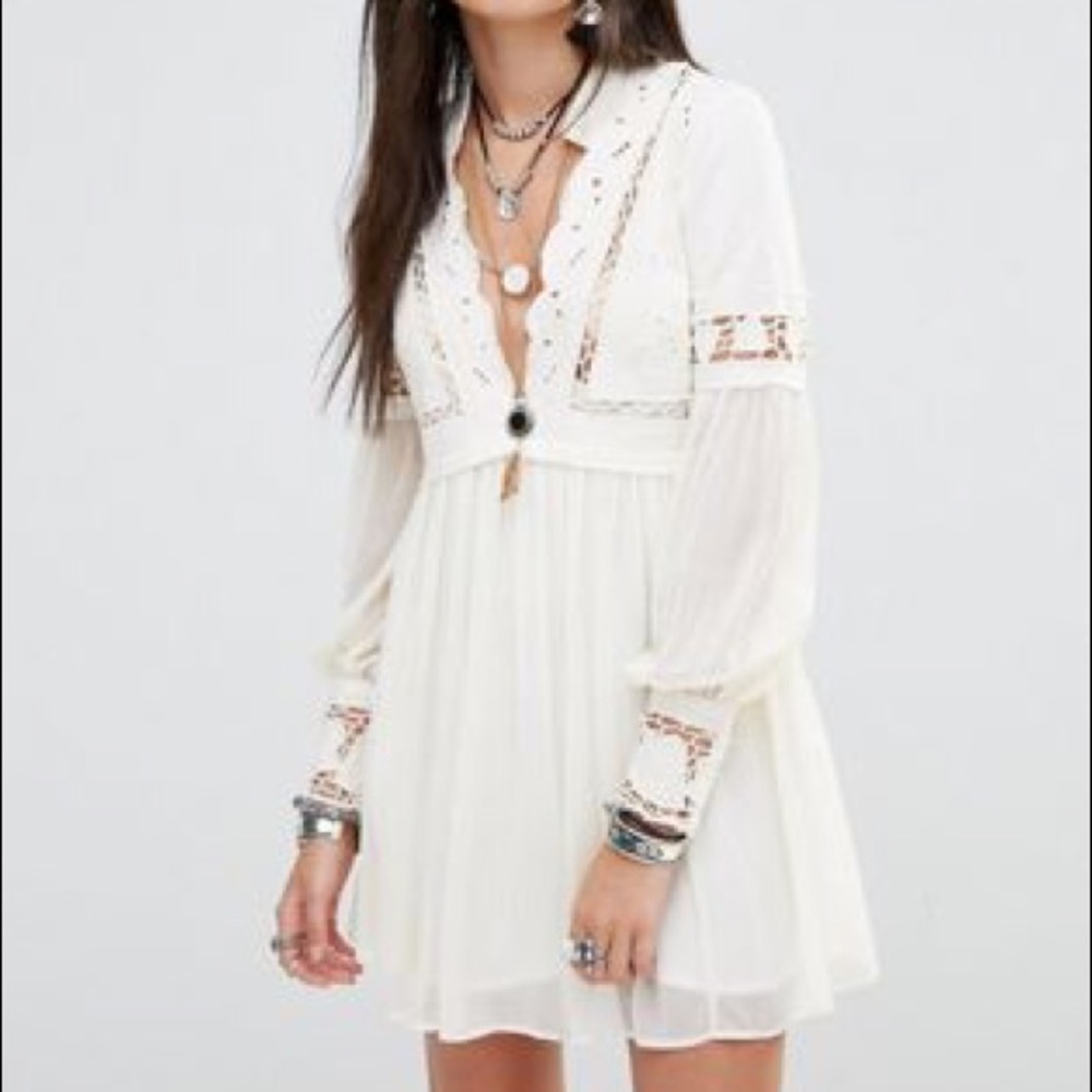 Free People cutout mini dress!